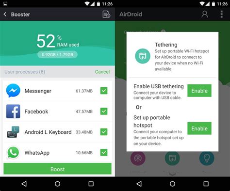 Independent update of Portable Airdroid 3. 6